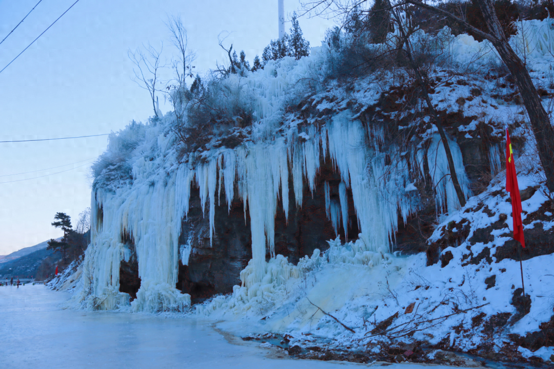 太原晋源:店头古堡 冰瀑美景带给村民好光景_文化_历史_景区