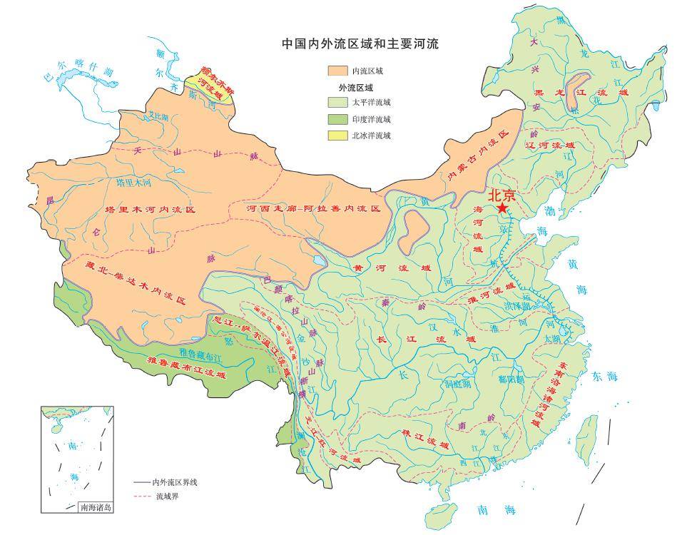 中国地理分界线图图片