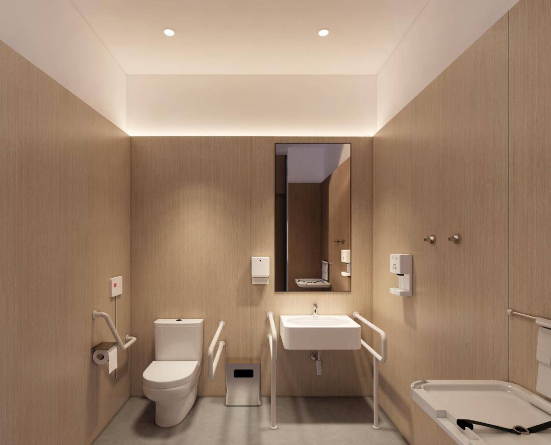 这座医院别具匠心的设计,让就医"无障碍"_part_卫生间_患者