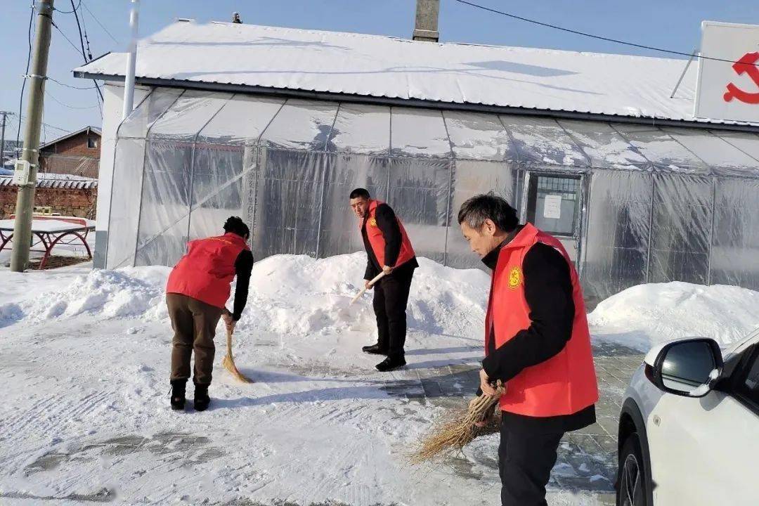 铁力市桃山镇:白雪更映志愿红 文明实践暖寒冬