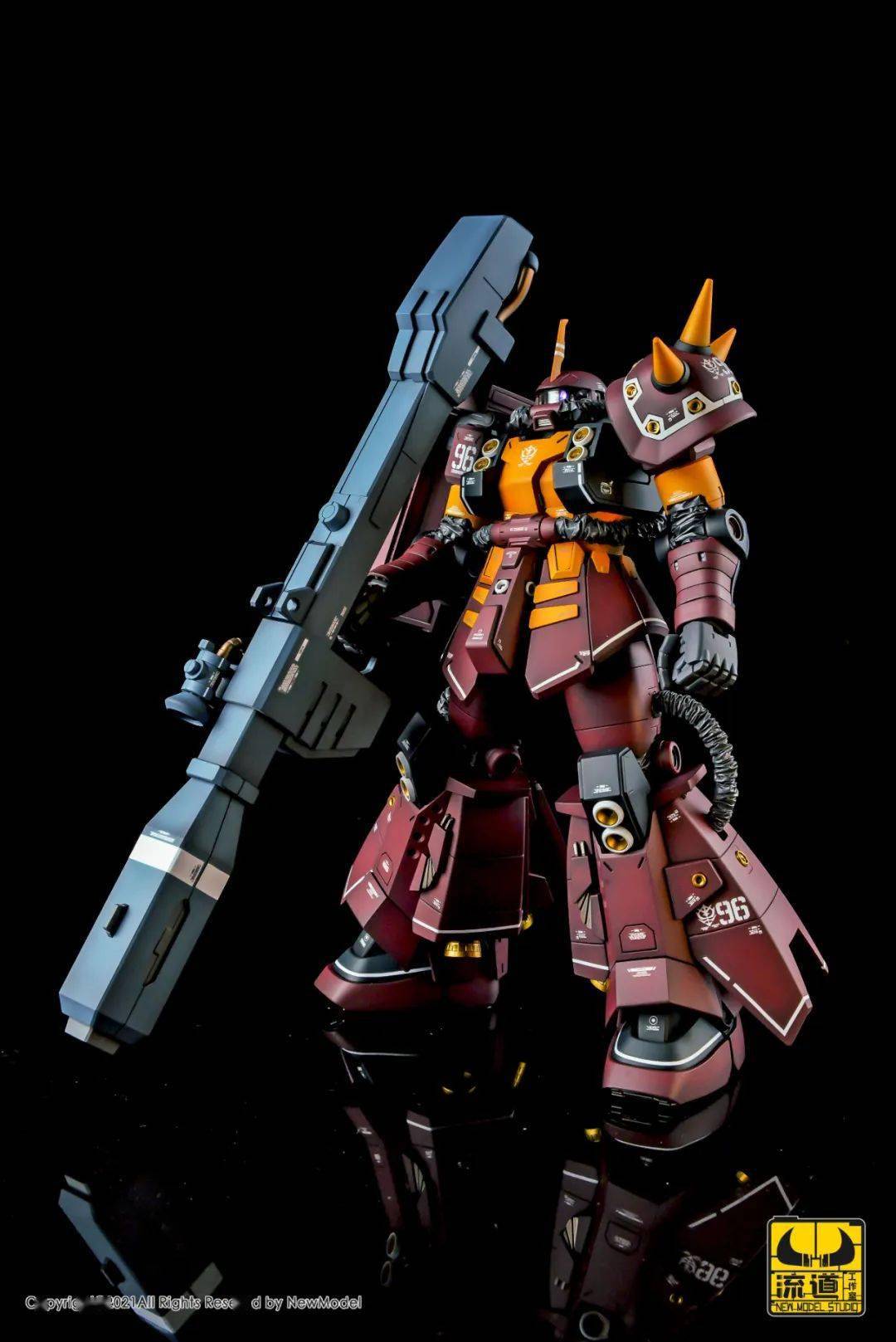 精细打磨,mg精神力扎古轻阴影涂装_公众_作品_套件