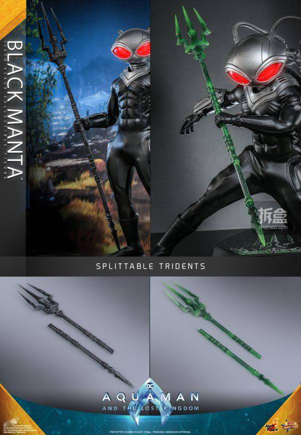 海王2失落的王国 黑蝠鲼 1/6漫威电影可动人偶_银色_产品_三叉戟