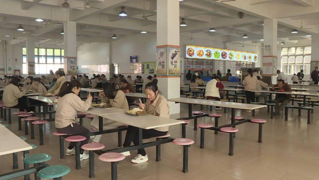 "光盘行动"浓厚氛围外,永勤实业(河源)有限公司还加强对食堂的管理