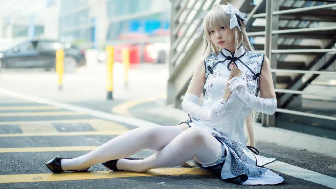 67cosplay丨穹妹旗袍,摊牌了,我永远喜欢穹妹!_马锅_end_版权
