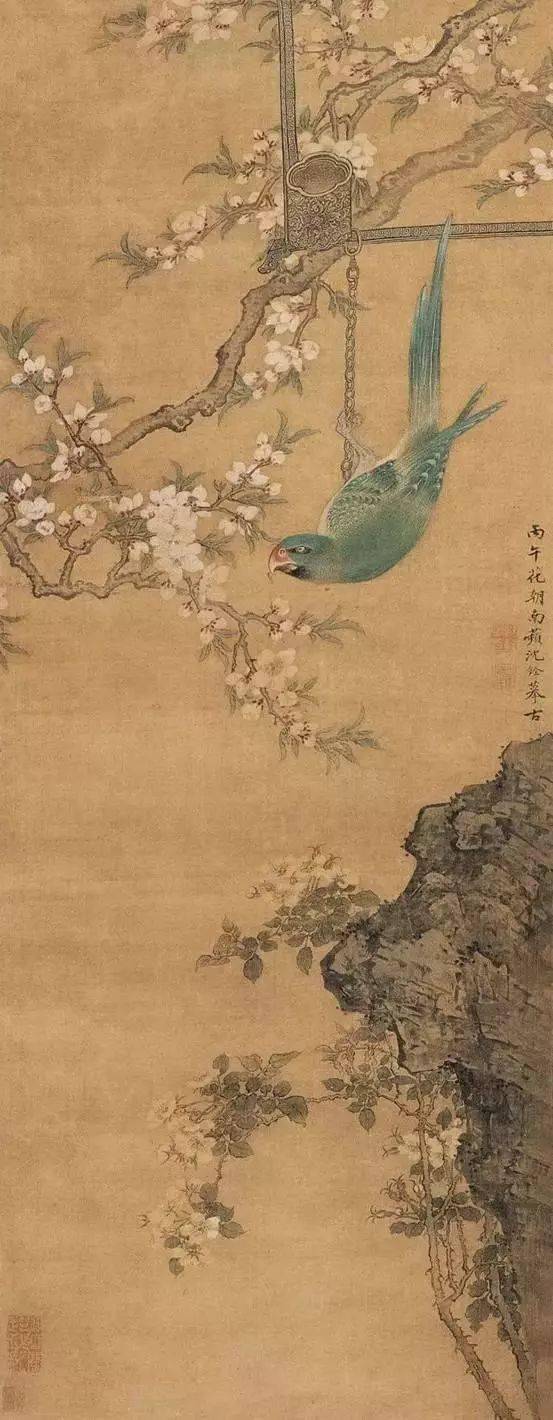 赵佶即宋徽宗,芙蓉锦鸡图