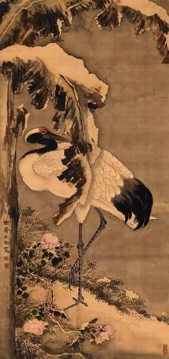 赵佶即宋徽宗,芙蓉锦鸡图