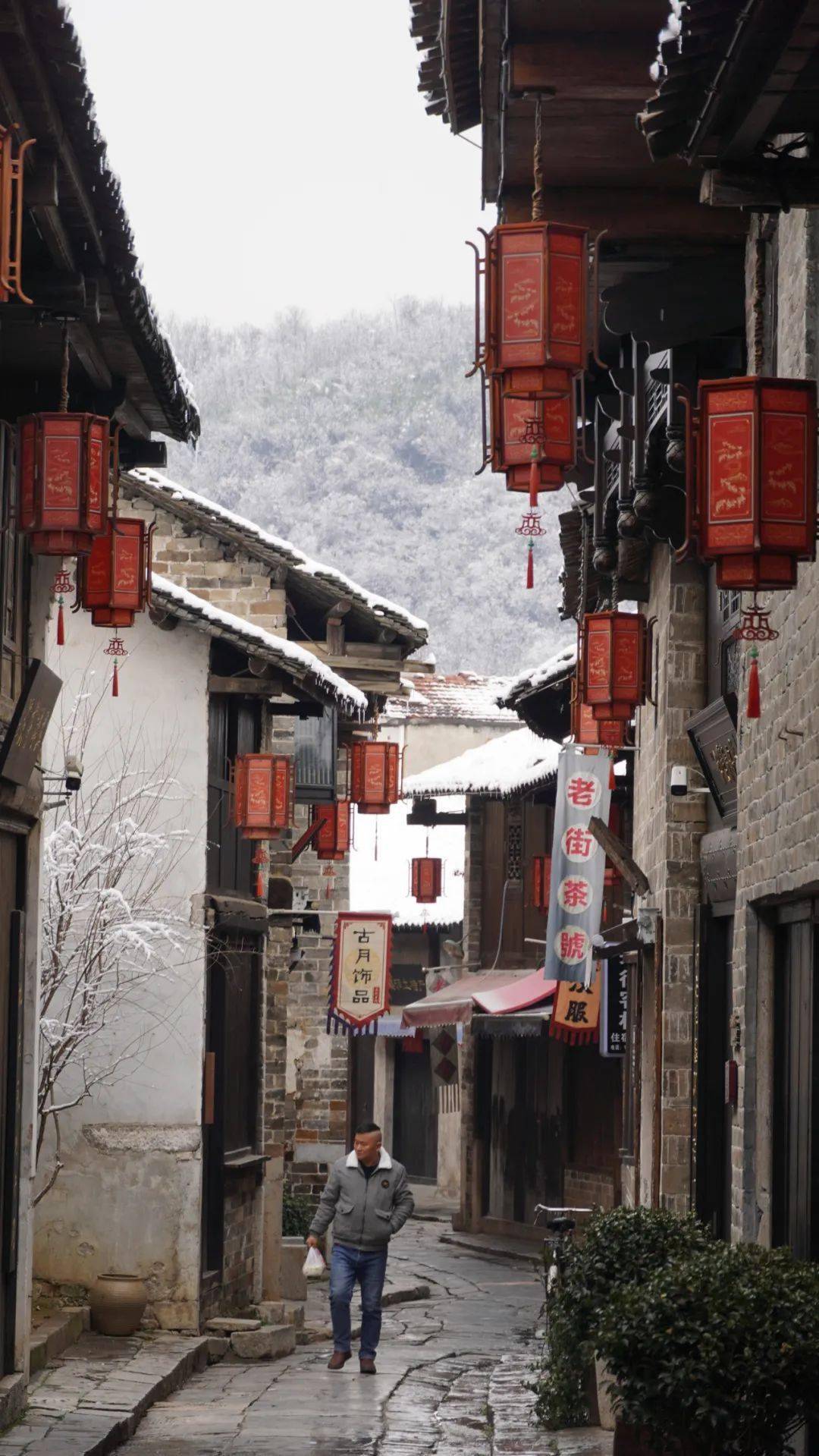 雪后的羊楼洞古镇,满足你对冬天的所有幻想!快来拍照打卡!