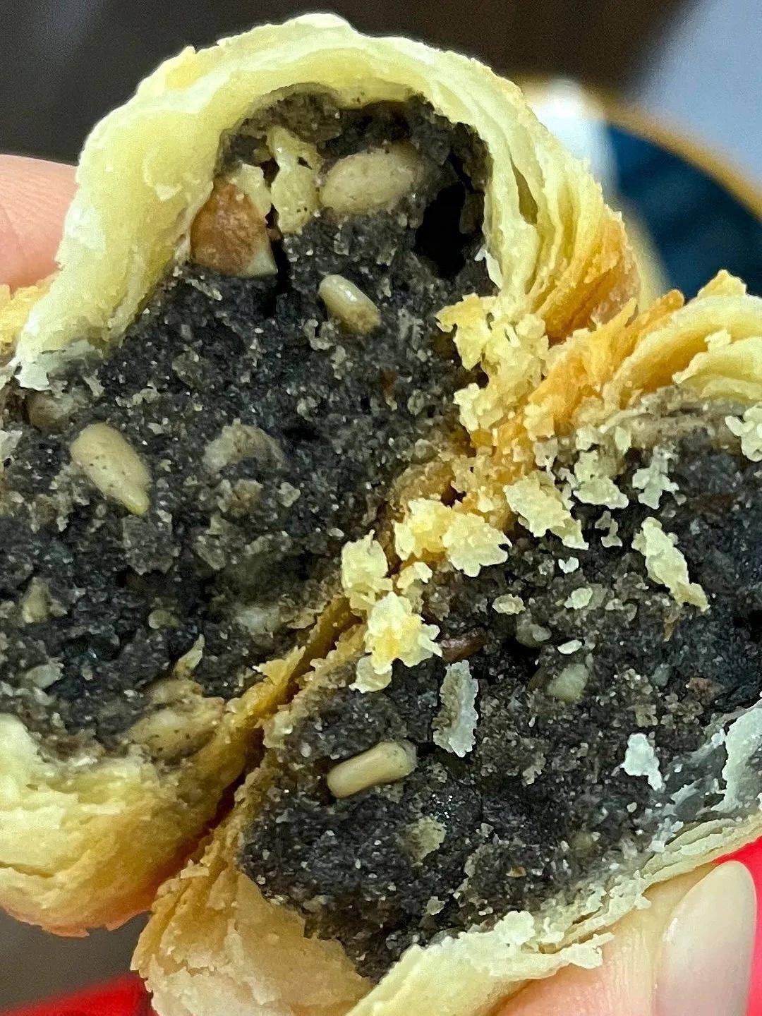 ​迎新年!普陀山​50年观音饼大师古法制作!料多馅足,皮薄酥脆,新