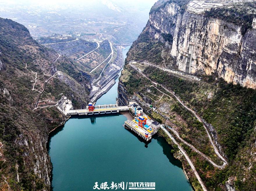 【天眼影像】乌江索风营水电站气势磅礴_贵州省_黔西_王星