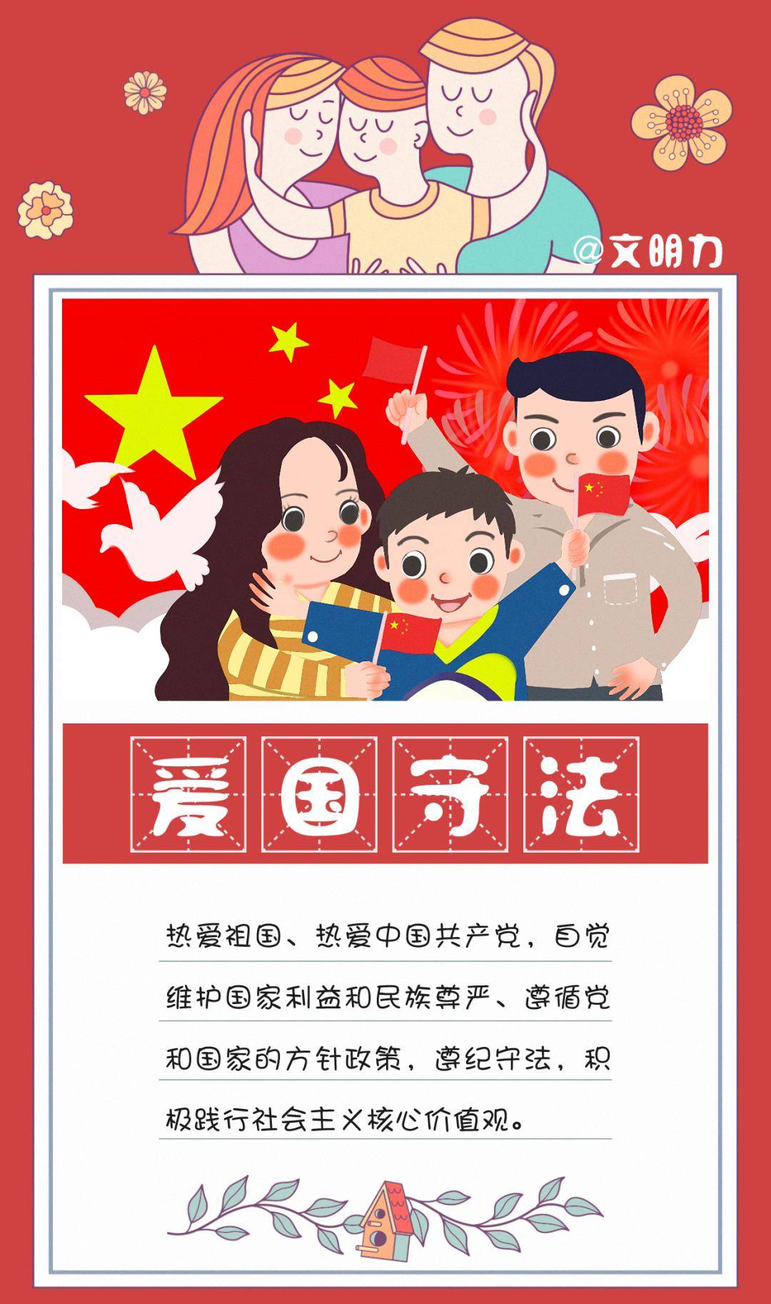 关键词一:爱国守法答案都在这些关键词里那如何做好家庭文明建设呢是