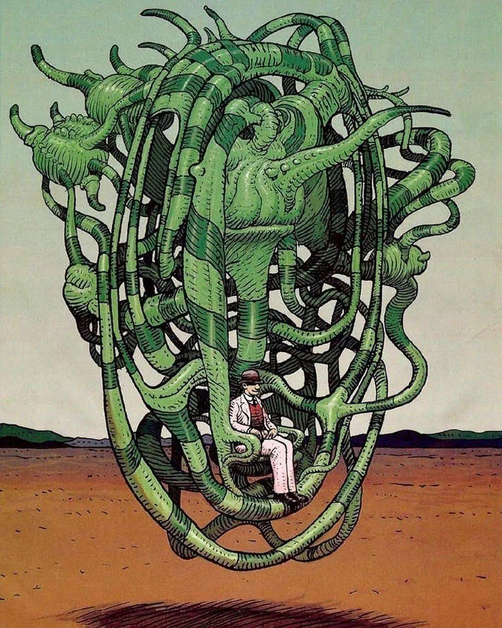 艺术欣赏 | 法国插画大师 莫比斯