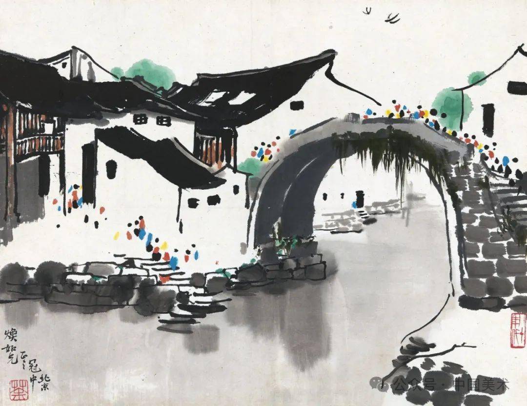 吴冠中的梦里水乡(高清120图)_梦想_故乡_生命
