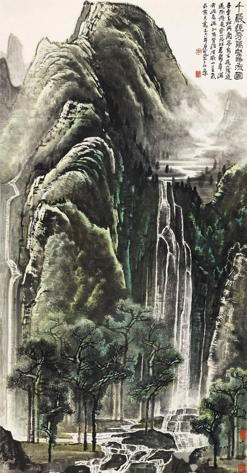 李可染的山水画做到了厚重美的高峰!_艺术_cm_作品