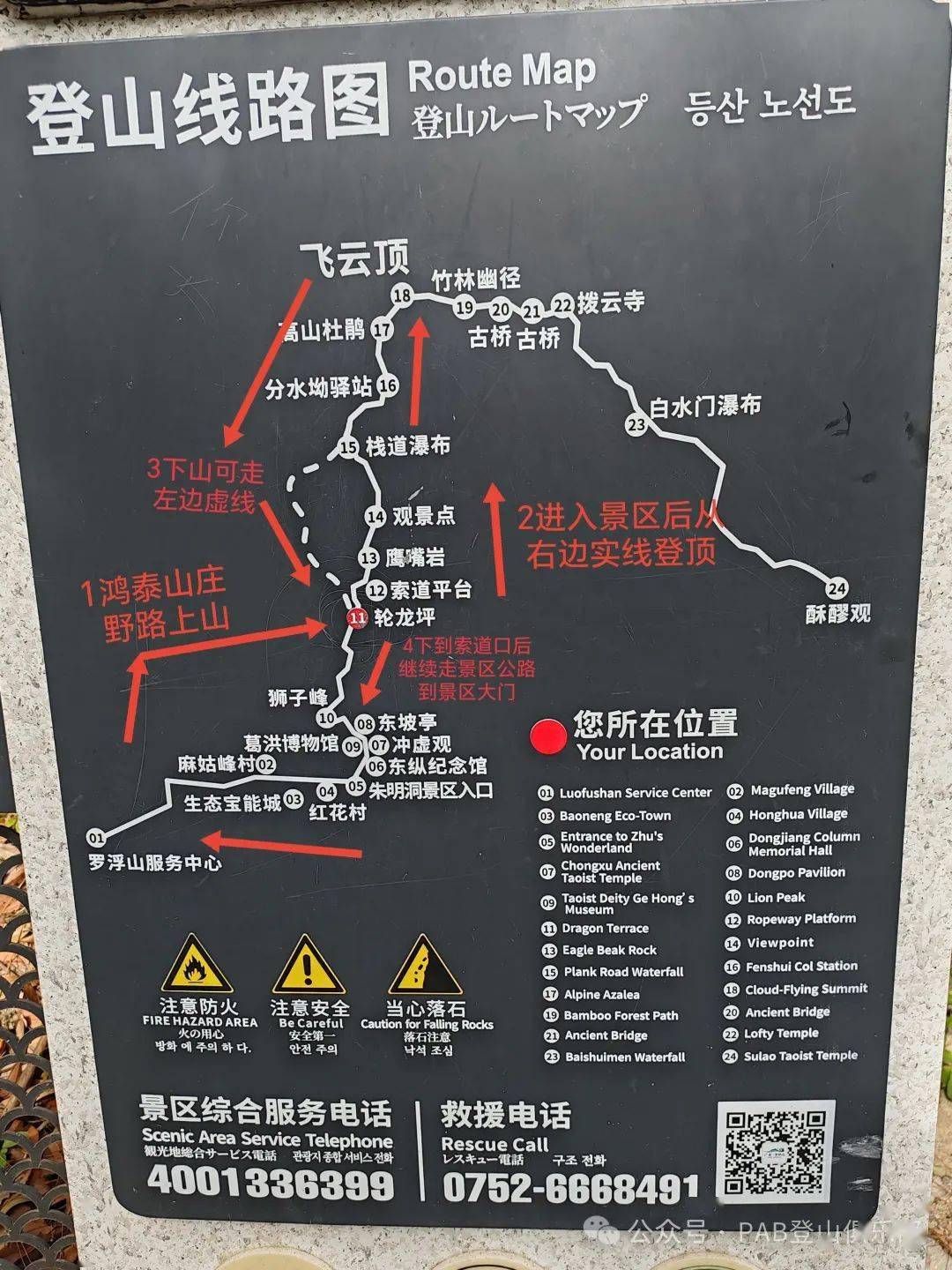 罗浮山朱明洞小环线
