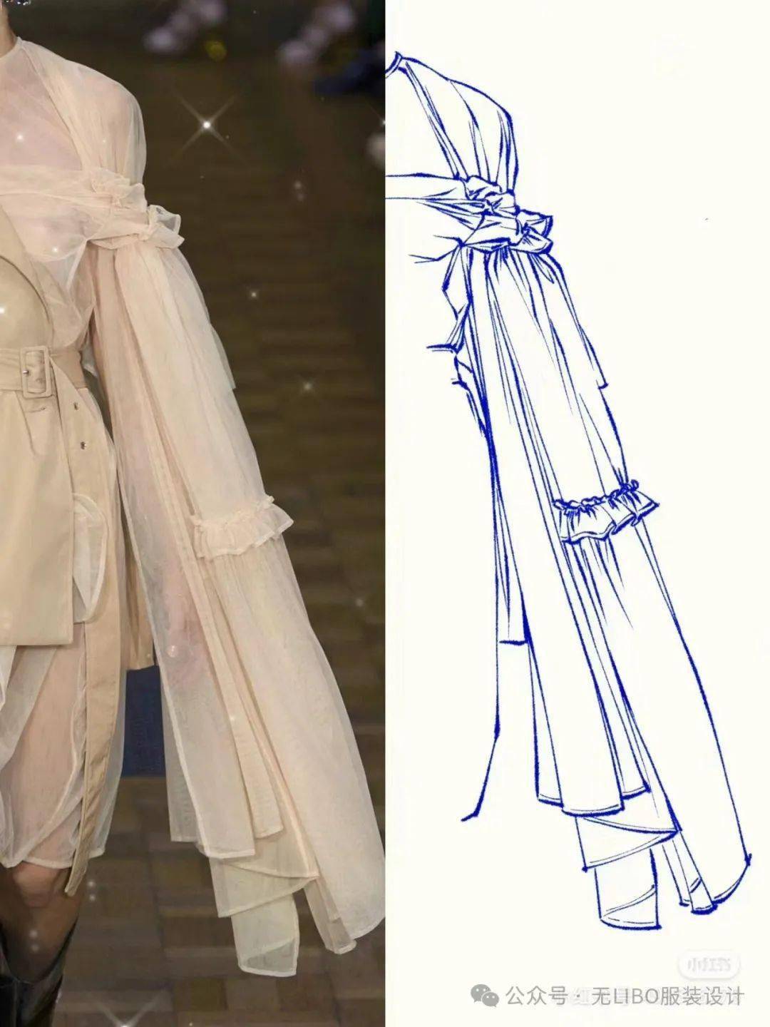 55款-秀场"袖子"设计临摹提取线稿分享!_图片_侵权_处理
