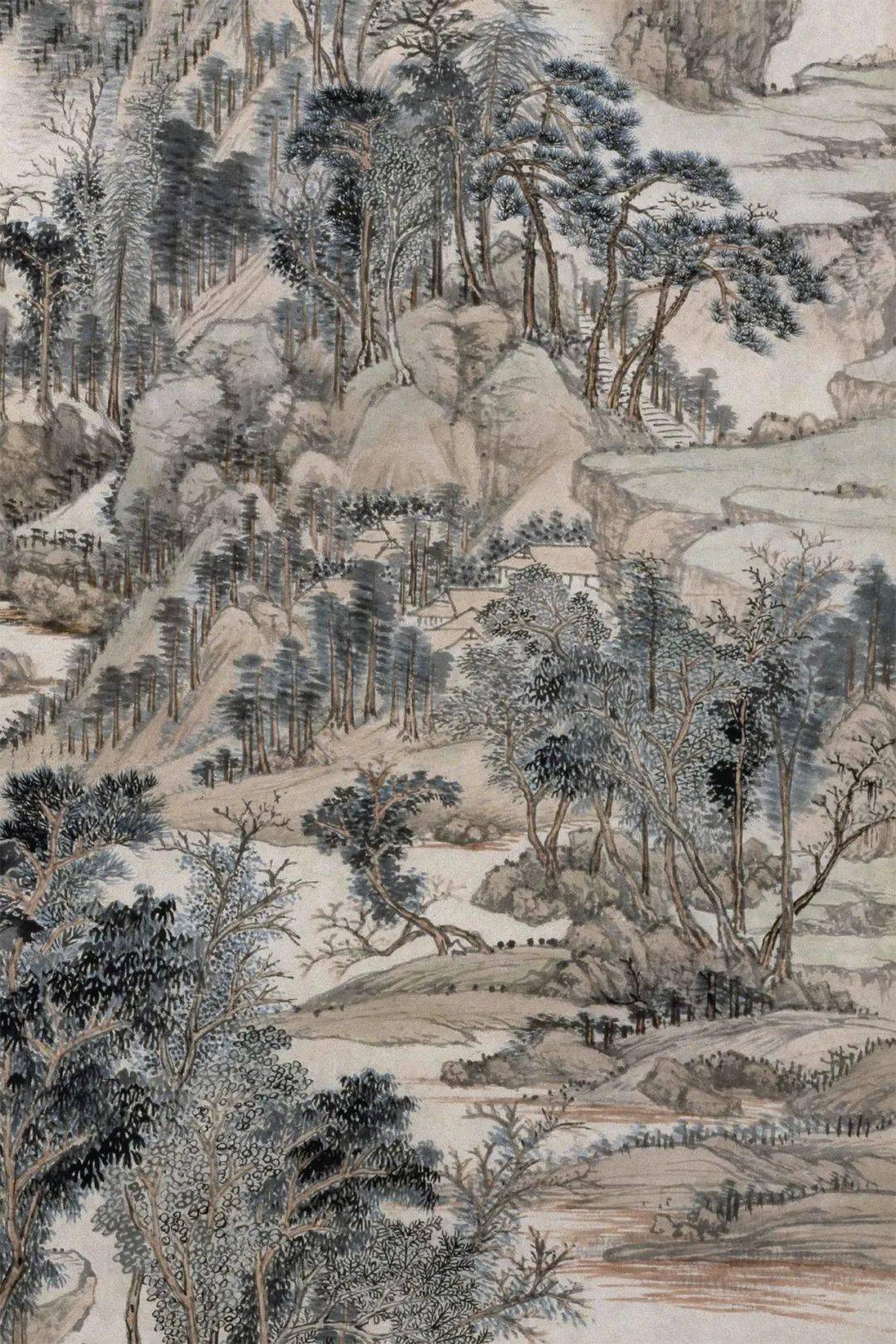 品鉴||清 王翚《仿黄公望山水图》