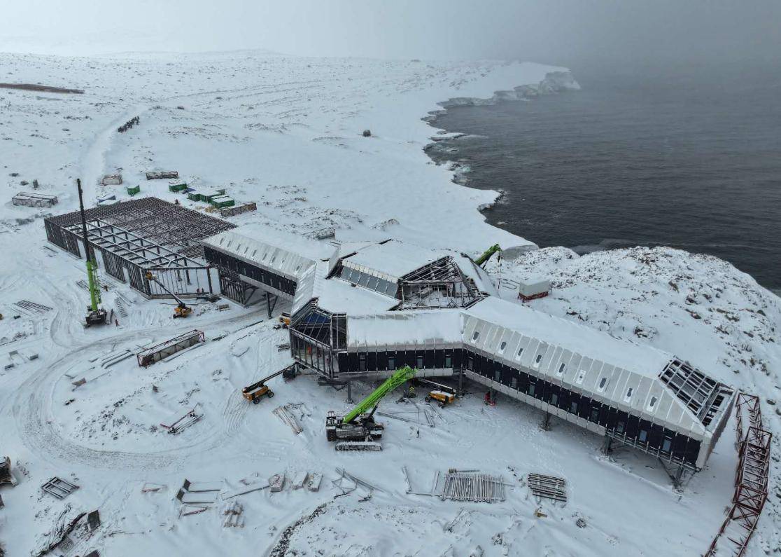 南极罗斯海新站图片