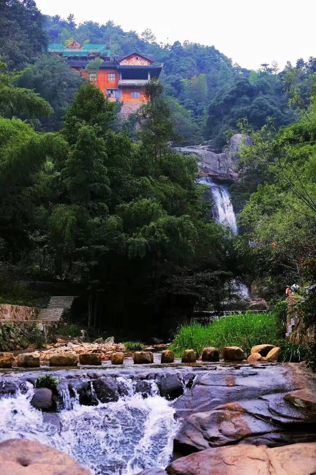 詩路天台┃《石橋寺》 宋61彭應壽_台山_東晉_飛瀑