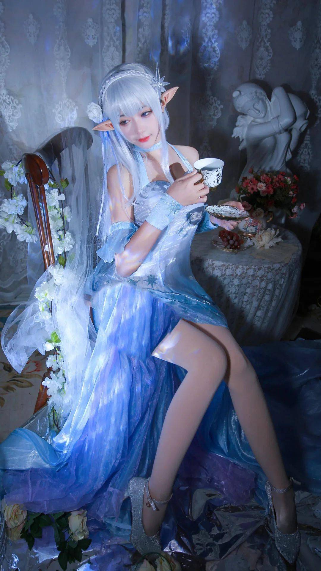 67cosplay丨艾米莉亚冰晶礼服,来自异世界的梦中公主_小影_摄影_房