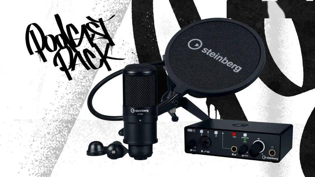 steinberg ixo音频接口,随时随地录制,直播或制作播客_录音_麦克风