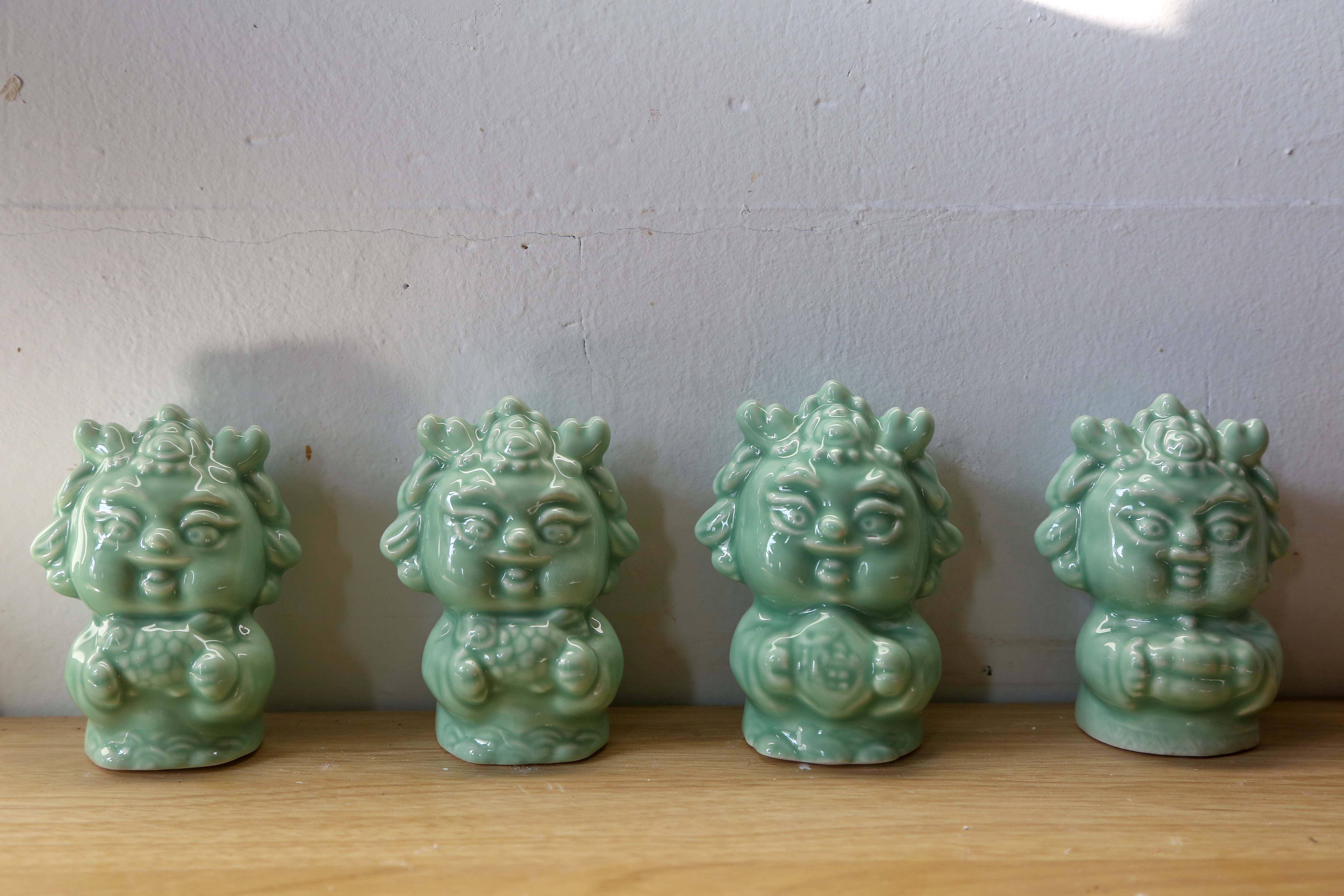 新春走基层丨一抔泥土"塑"龙年_泥塑_史月明_作品