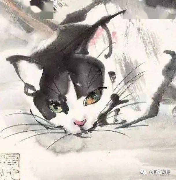 大师国画大写意猫图片