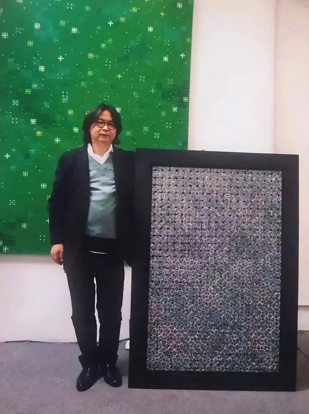 36年只画一横一竖,作品在全世界巡回展览_丁乙_画作_艺术