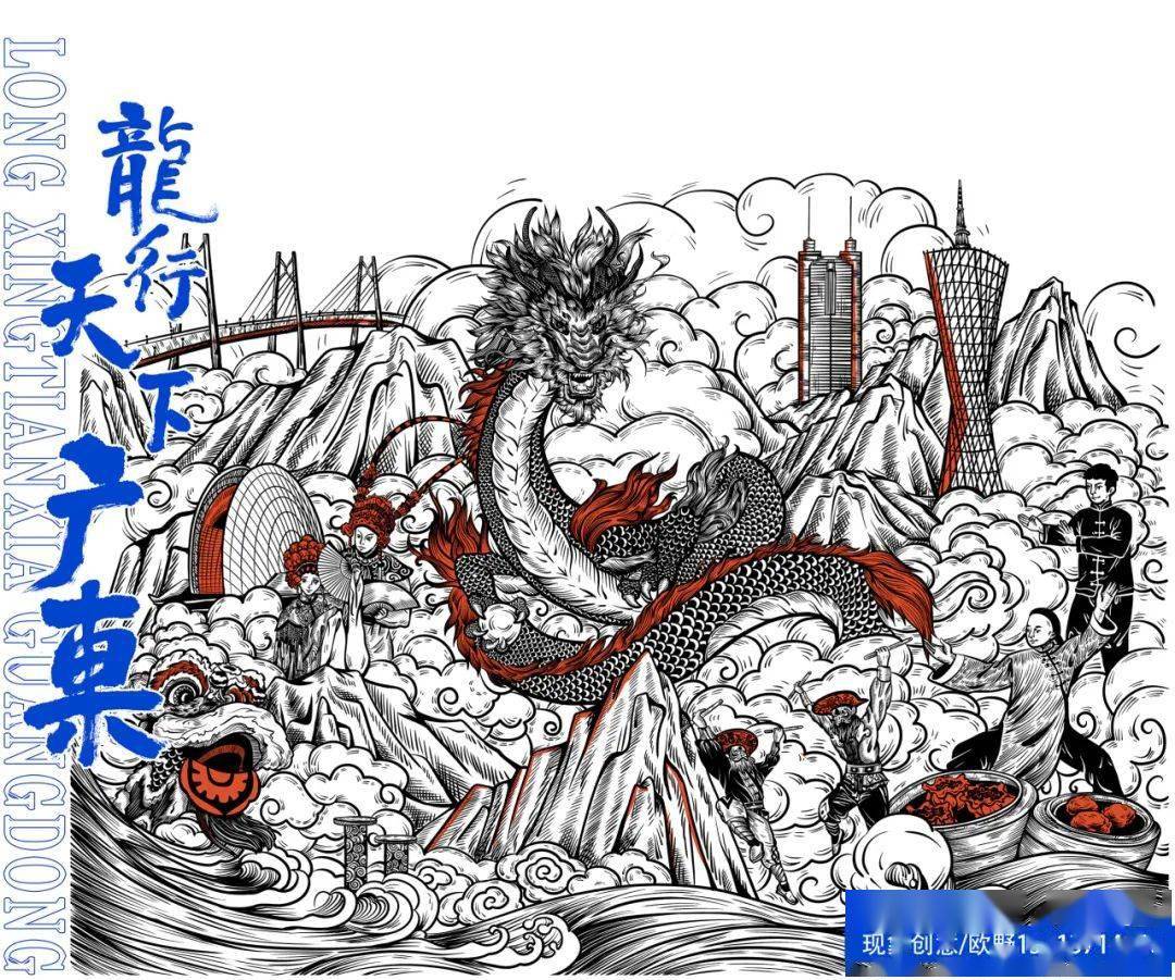 的气质身姿悠然自得的矫健藏龙,用灵蛇般的尾巴和布达拉宫一起镇守