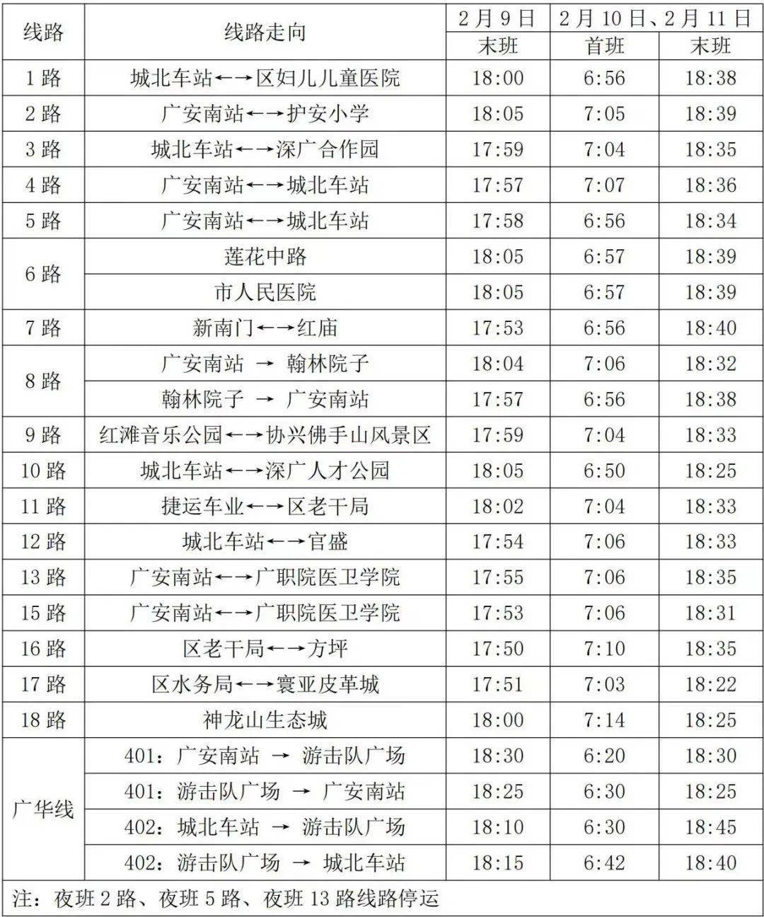 广安402路公交车路线图图片