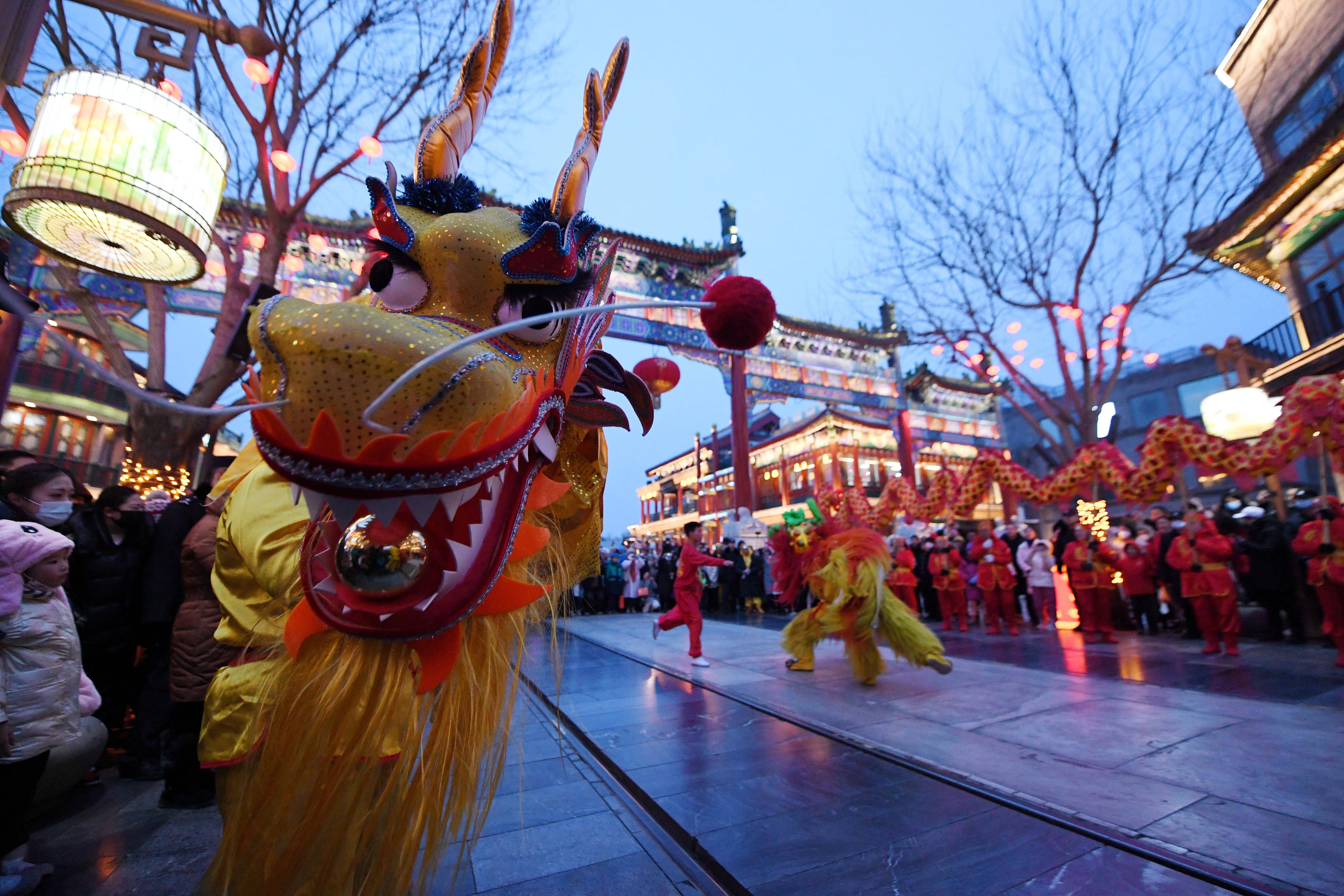 北京中轴线上观中国龙