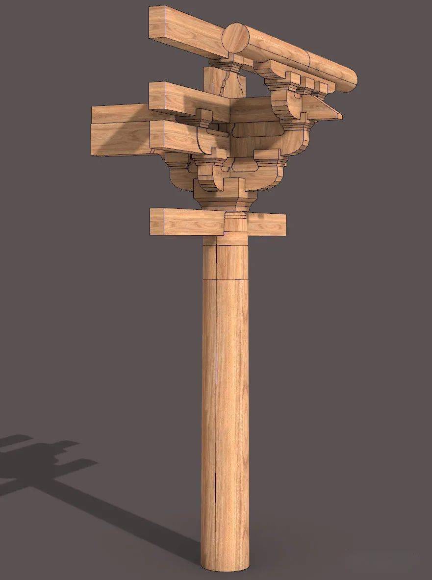 南禅寺斗栱动态演示 最早的木构建筑