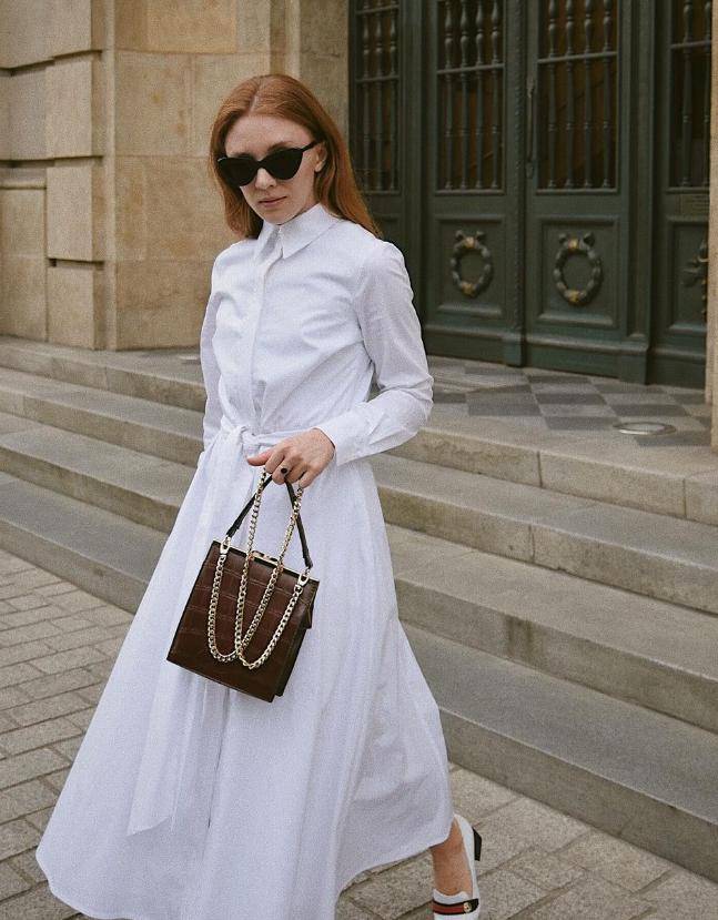 衬衫连衣裙,刚柔并济的美!_女人_大气_女性