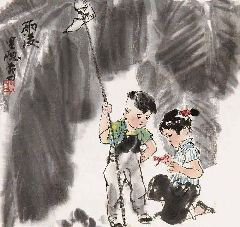 周思聪画芭蕉!_人物_珂勒_作品