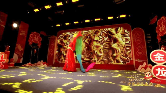 在刚刚结束的#我在海淀过大年#2024海淀网络春晚上一支舞蹈《飞天》
