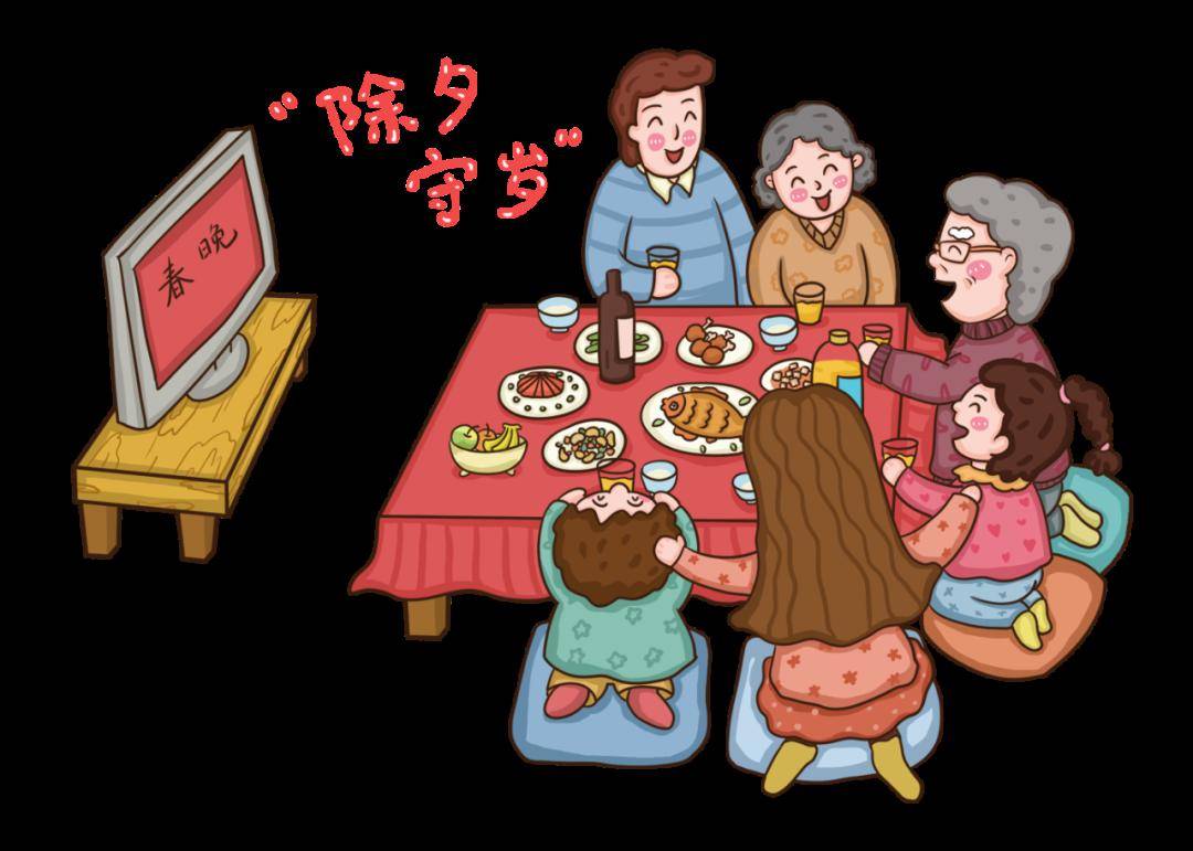 除夕丨辞旧迎新 万事可期_爆竹_年夜饭_年红