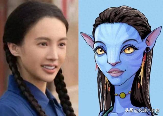 金晨整个阿凡达鼻子,与白敬亭演《南来北往》,与胡夏约会看电影_俩人