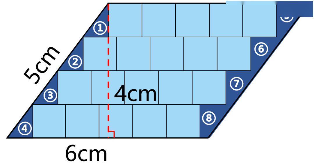 ①度量整格的生:面积为1cm05的小正方形.师:我们以前学习长方形,正