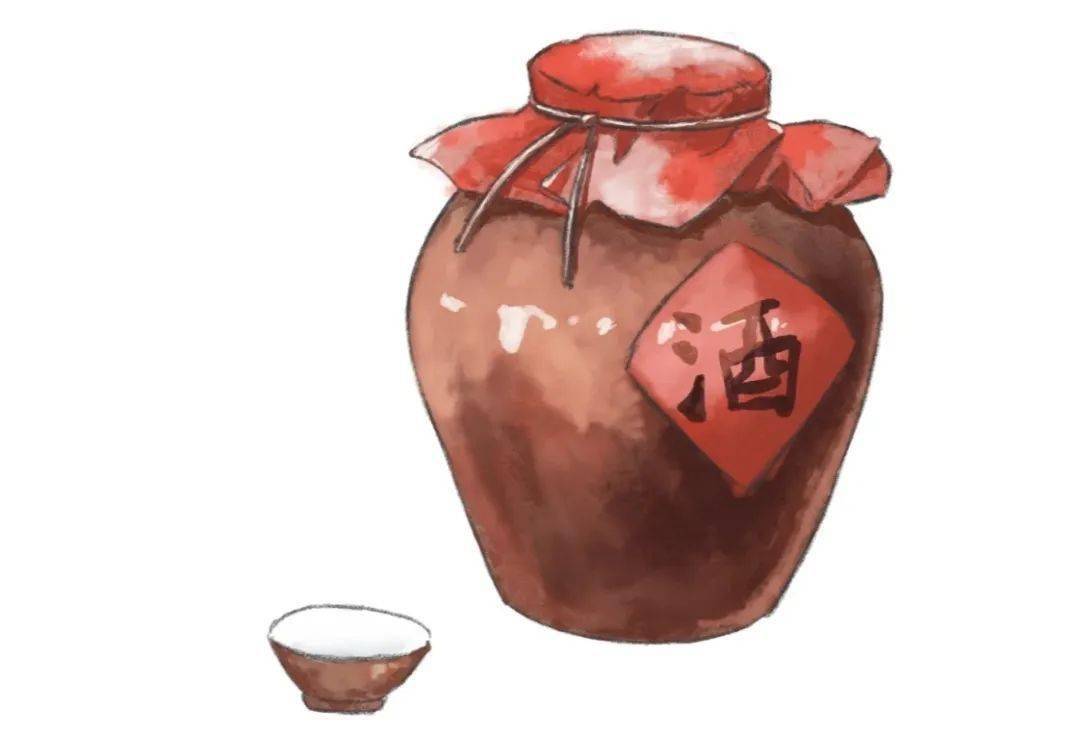 元旦节饮屠苏酒图片