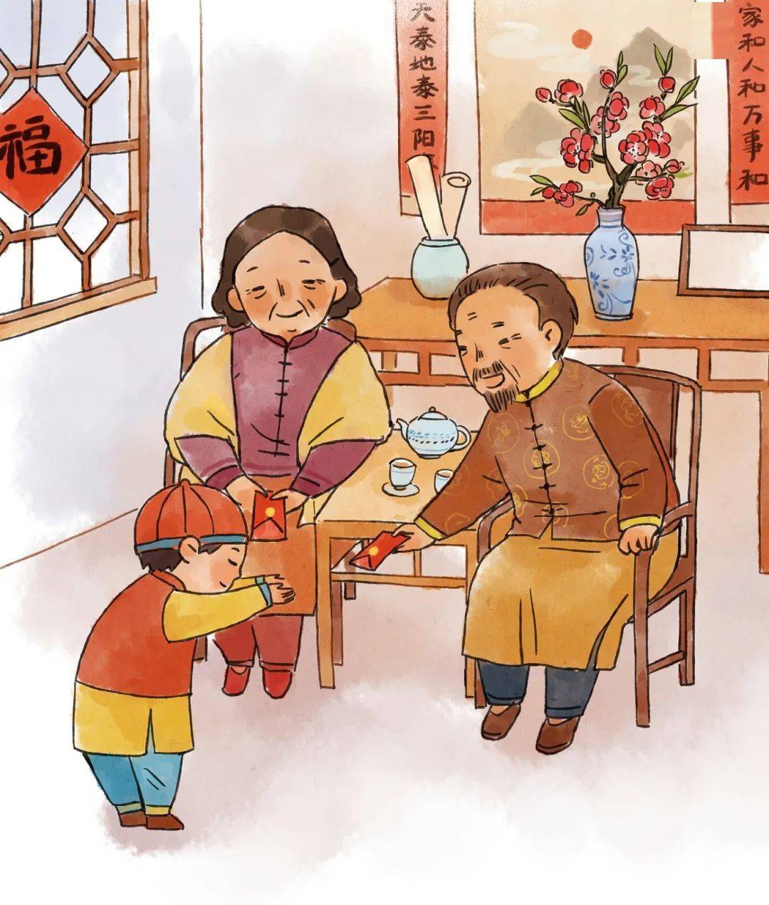 大年初一"开门炮仗",互道一声新年好!_爆竹_人们_习俗