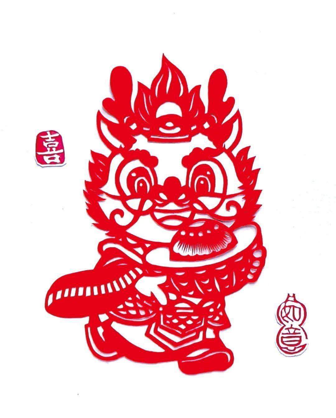 【新春特辑】龙腾虎跃歌盛世 剪纸版画迎新春_作品_唐山_中国