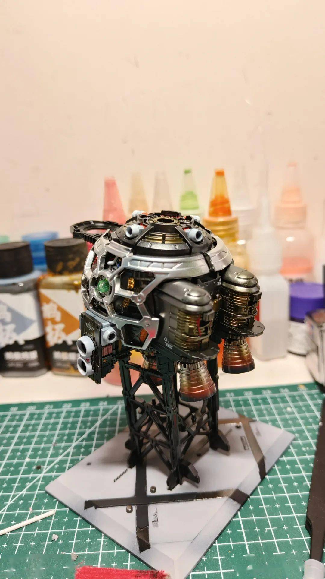 mg卡铁球喷涂旧化加灯,新年要有新进步!_公众_样子_模型