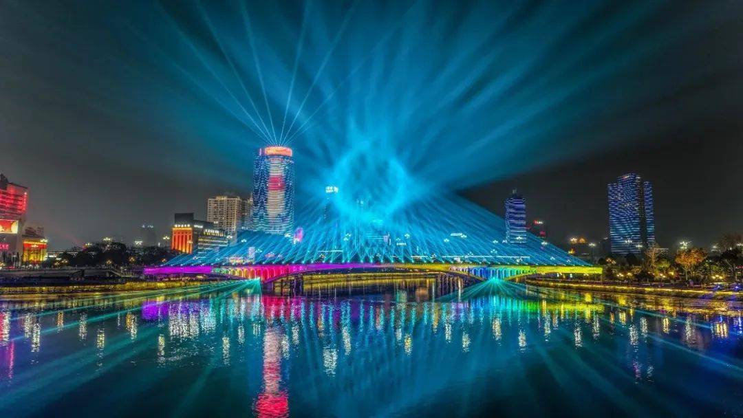 宁波"三江六岸"全新夜景点亮