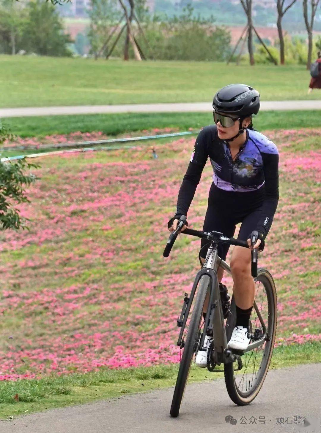 骑行美照欣赏_公园_滇池_顽石