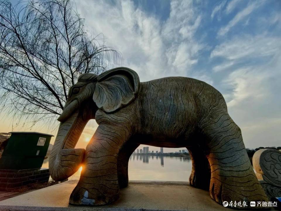 都昌县南山公园,夕阳晚照_朱明