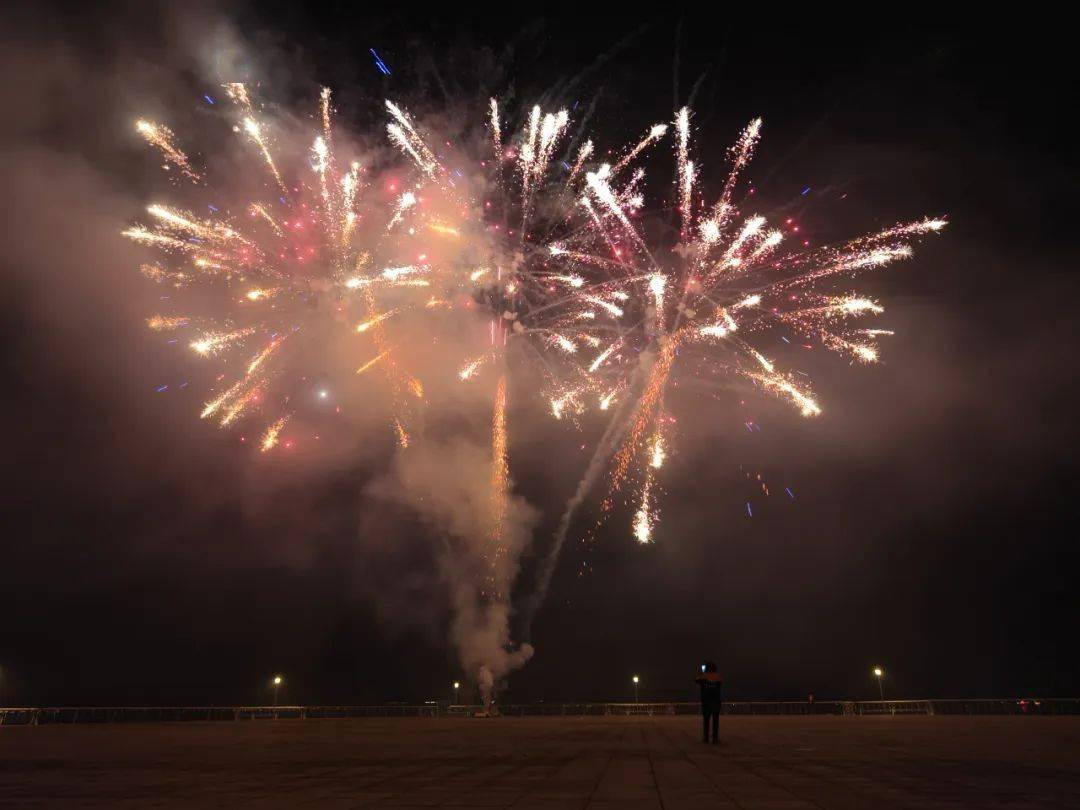 这个年,大连如此热烈!_烟花_焰火_市民