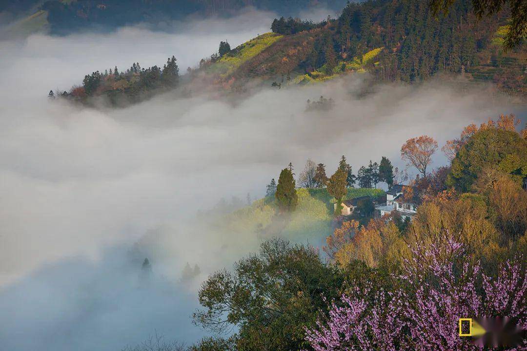 歙县石潭,等闲识得东风面,万紫千红总是春.