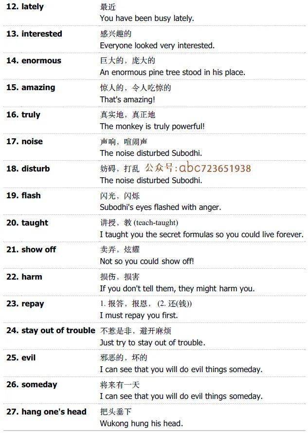 英文西游记动画《04 secret formulas 秘籍》英文大