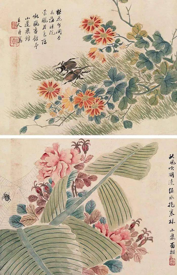 清 翁小海 花鸟鱼虫雅集分享_拍卖_国画_会上