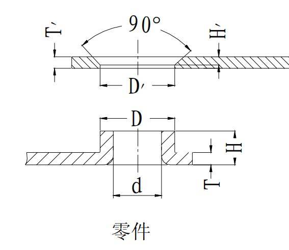 沉头铆钉的铆接方法图片