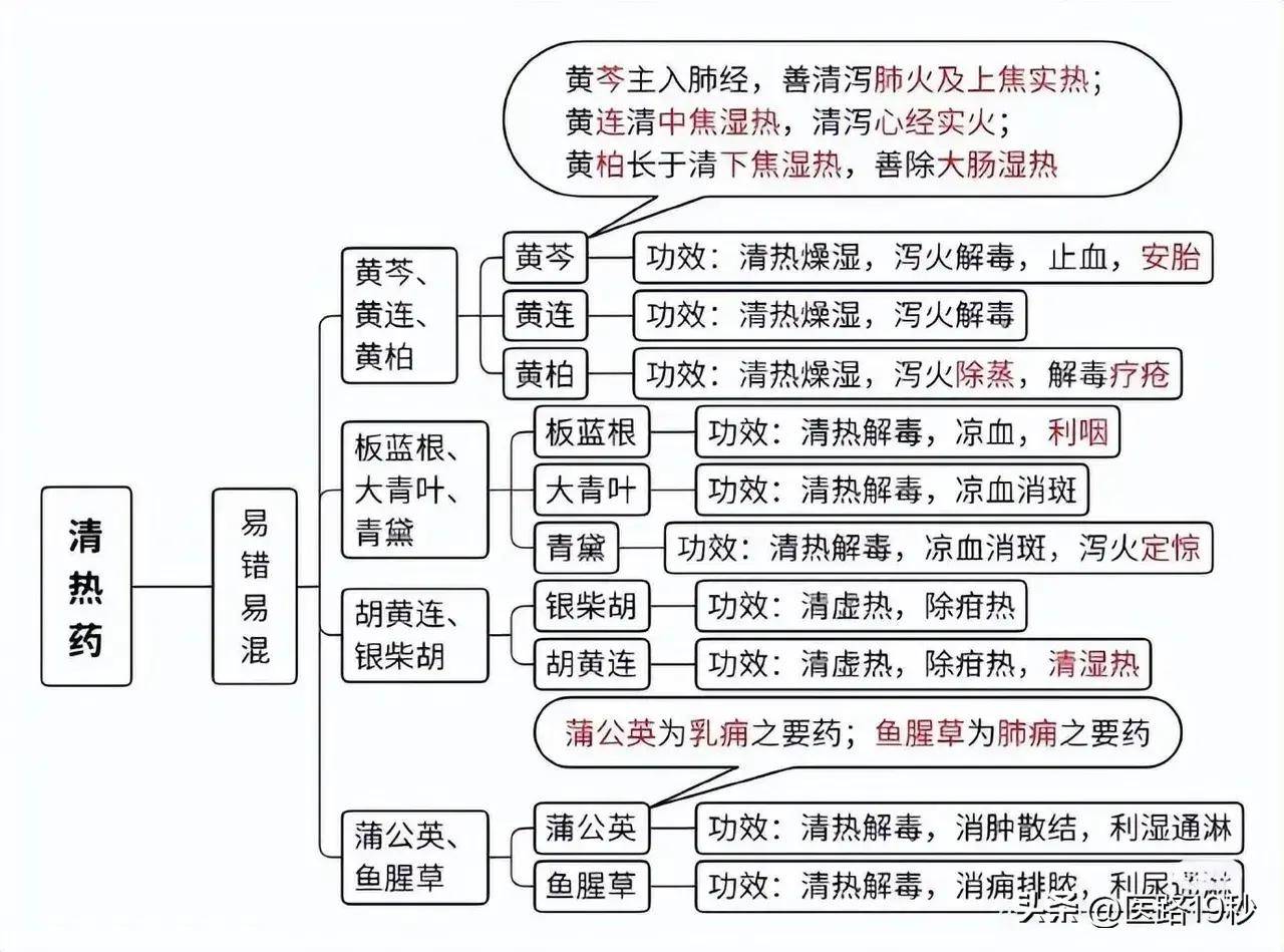 中医内科辨证常用的思维导图,有了它学中医太方便了!